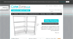 Desktop Screenshot of caterzone.co.uk